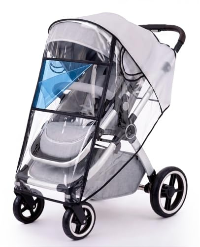 Orzbow Universal Rain Cover with Clear Vision, Clear Plus | Zip Opening Roll-up Door for Easy Access, Food-Grade EVA, Quick Installation, Breathable, Waterproof, Odourless, Durable