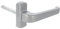 Amig - Manilla de Roseta para Puerta - Modelo Epsilon - Aluminio - 132 x 70 mm - Cuadradillo de 8 mm - Color: Aluminio Plateado