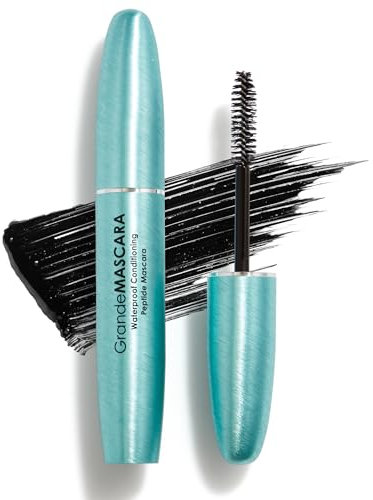 Grande Cosmetics GrandeMASCARA Conditioning Peptide Mascara - Extreme Volume, Length, and Healthier-Looking Lashes - Waterproof