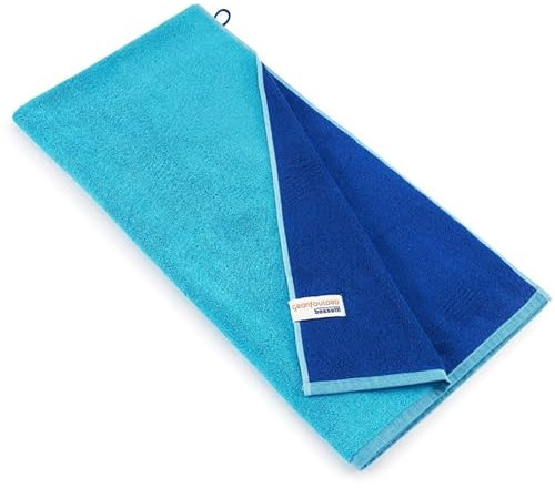Bassetti New Shades Duschtuch aus 100% Baumwolle in der Farbe Türkis T1, Maße: 70x140 cm - 9328128