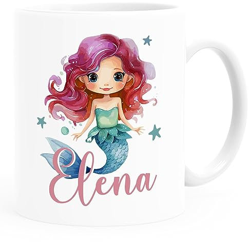 SpecialMe® Kinder-Tasse personalisierte Namenstasse für Kinder Jungen Mädchen weiß standard