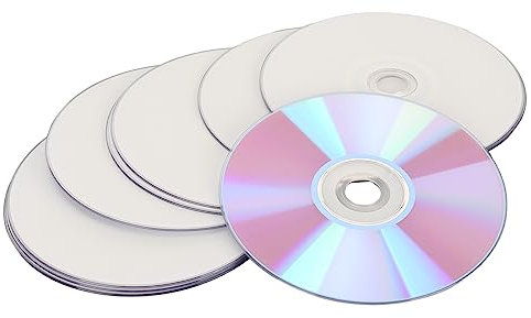 Cyrank Disco En Blanco DVD R, 4,7 GB, 16X, Alta Velocidad, Doble Capa, Resistente, Disco Multimedia Grabable para PC, Discos Multimedia DVD R para Entretenimiento(10 Uds.)
