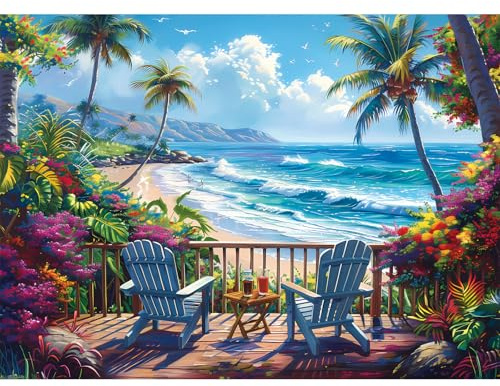 Puzzle pour adultes de 500 pièces, lettres parfaitement emboîtables au dos, sans poussière, décoration d'intérieur, cadeau de fête d'anniversaire, jouet pour hommes, femmes, personnes âgées, affiches