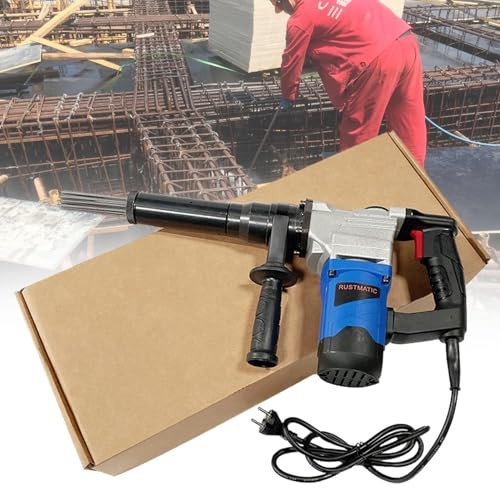 Marteau à aiguilles Détartreur à aiguilles électrique portatif Pistolet de dérouillage à aiguilles électrique Outil de nettoyage de machine d'élimination de la rouille, Détartreur à aiguille
