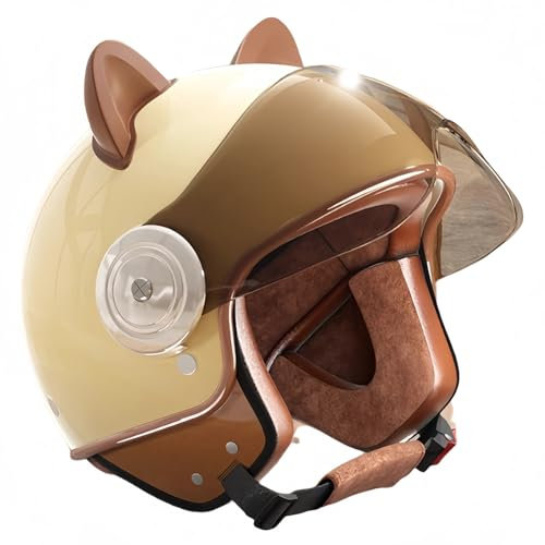 Casco Moto Casco Moto Per Bambini Casco Moto Omologato ECE R22-05 Calotta In ABS Combinata Con Strato Ammortizzante In EPS Per Proteggere I Bambini A,(55-60CM)