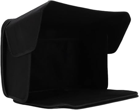Hamwesh Solskydd för Bärbar Dator, 16- Justerbar Skyddshuva, Gjord Av Polyester, Blockerar Solljus och Värme, Vikbart Skyddsskydd med Påsedesign för Utomhusbruk, Kontor, Resor, Strand
