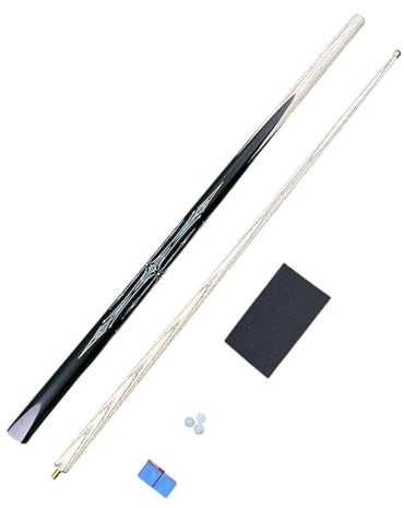 Homyl Stecca da Biliardo a Grandezza Naturale da 57 Pollici, Stecca da Snooker per Principianti, Ideale per L'allenamento.