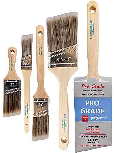 Pro Grade - Pinsel – 5 Stück Verschiedene Winkel-Pinsel