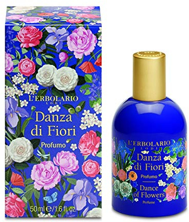 L'Erbolario, Profumo Donna Danza di Fiori, Eau de Parfum, Fragranze e Profumi da Donna, Formato da 50 ml