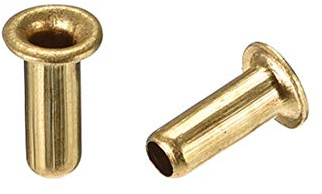 uxcell Rivetti cavi, Foro in rame cava Rivetti Grommets Circuit Board PCB 3mm x 8mm 200Pcs