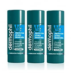 Dermophil Indien Protection Lèvres Desséchées Bio Stick Lot de 2 x 4 g + 1 Offert