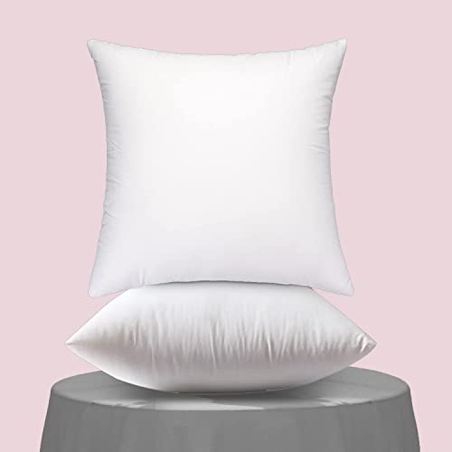 NS GREATOYAR Relleno de Cojín 55 x 55 cm, Cojines de Sofá o Cama, con Relleno de Algodón y Poliéster Reciclado, Mullido Indeformable, Antialérgico, Suave e Indeformable, Hipoalergénicas, 2 Unidades