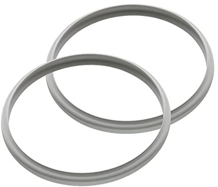 FACULX Schnellkochtopf Ersatzdichtung (2 Stück) – Schnellkochtopf-Dichtungsring Silikon passend für viele Herdmodelle 22/24/26 cm