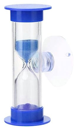 Sablier coloré de 3 minutes pour la douche, le brossage des dents, la décoration de la maison, le bureau, le compte à rebours - Minuteur décoratif pour la douche et le brossage des dents