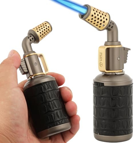 Blow Torch, Reine ，Blasbrenner, Retro-Kupfer-Metallhandwerk, professioneller Küchenkocher-Butanbrenner mit Sicherheitsverschluss