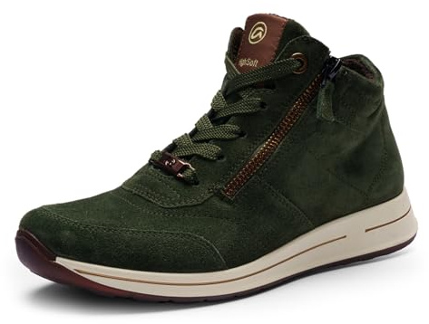 ARA Women's Low-Top Sneakers, Fango, 8 Wide