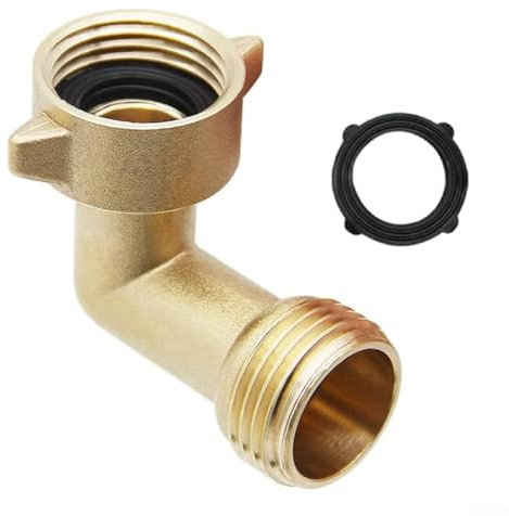 Raccord de tuyau d'arrosage en laiton de qualité supérieure à 90 degrés pour un ajustement sûr et serré