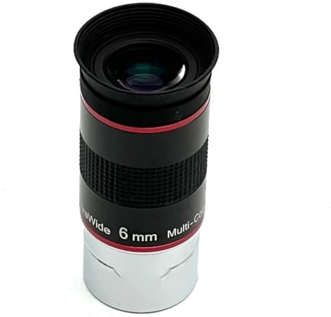 Accesorios for telescopios astronómicos con Ocular Ultra Gran Angular de 68 Grados UW6 mm, 9, 15 y 20 Piezas para telescopio astronómico(6mm)