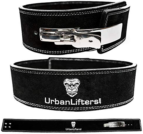Urban Lifters Lever Belt - Cintura Palestra Sollevamento Pesi - Perfetto per Squat, Deadlifting, Bodybuilding, Powerlifting e Allenamento Schiena Sostegno Uomo (XL)
