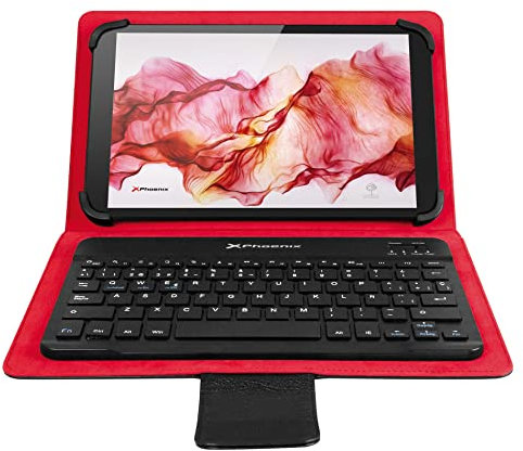 PHKEYBTCASE9-10+ hasta 9''- 10'' Funda Universal con Teclado Bluetooth Phoenix