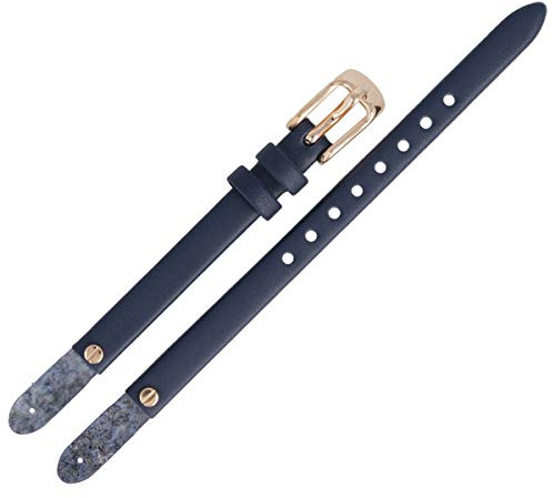Fossil Uhrenarmband 08mm Leder Blau - ES-4026 | LB-ES4026