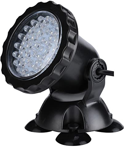 ZHGSERVU Pond Lights Underwater Fountain Light 3.5W Color Changing Submersible Spotlight with 36-LED Bulbs Underwater Light Waterproof IP68 Pool Light for Pond Aqaurium Garden Fish Tank