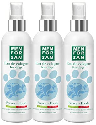 MENFORSAN Eau de Cologne FRESH für Hunde 125ml, Packung mit 3 Einheiten