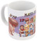 Grupo Erik Tasse Kaffeetasse Street Fighter Player Select Kaffeebecher - Teetasse Fassungsvermögen 350ml