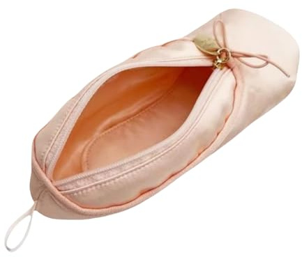 CXYANG Pink Ballet Dance Shoe Makeup Bag Recital Gifts for Girls Women, Ballerina Slipper Pouch Dancer Stuff (Pink1)