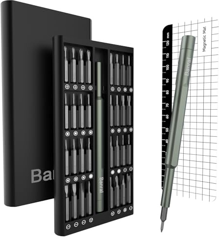 Banral Finmekaniker Skruvmejselset, 34 i 1 Mini Magnetisk Precision Skruvdriverset, Miniverktygsset, Reparation för Mobiltelefon, PC, Bärbar Dator, Glasögon, Klockor
