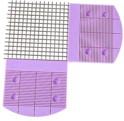 LIFKOME Quilling-kardierer DIY-papierbastelwerkzeuge Papierkardenhalter Webwerkzeuge Für Blumen Und Blätter Edelstahlzähne Kunststoffgriff