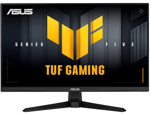 ASUS TUF Gaming VG279QM5A 27 Zoll Full HD Monitor (240 Hz, 0.3ms GtG, G-Sync, FreeSync, Adaptive Sync, ELMB, GameFast Input, HDR10, Fast-IPS Panel, 16:9, 1920x1080, DisplayPort, HDMI, Speaker)