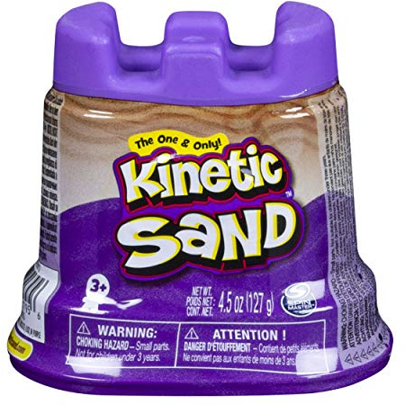 Kinetic Sand Mini-Schloss mit Modelliersand, Aubergine