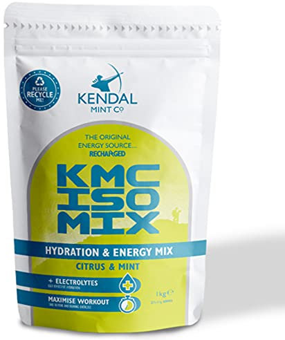 Isotonic Electrolyte Energy Drink Powder | Refreshing Citrus & Mint | 100% Recyclable | KMC ISO Mix (Citrus & Mint, 1kg / 27 Serves)