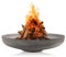 MOODZ Outdoor Living Feuerschale 80 cm Edelstahl - Feuerschalen für den Garten - Feuerstelle Outdoor & Feuertonne - Feuerschale aus Edelstahl (Ø 80 cm)