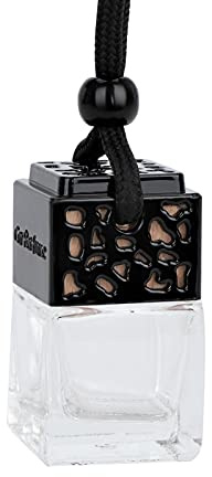 Youyijia 50pcs Car Perfume Bottles - 8ml Empty Air Freshener Diffusers, Glass Hanging Pendants 2.5cm x 5cm for Car, Living Room, Bedroom, Bathroom