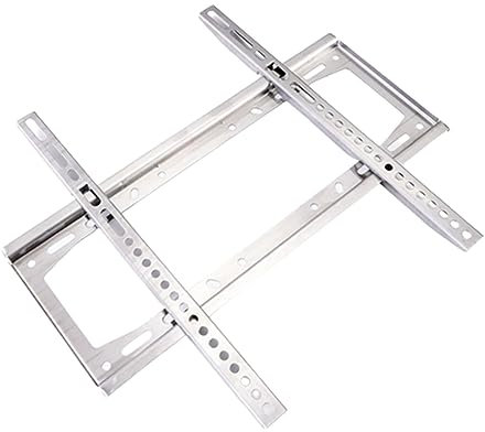 Supporto Tv Parete Staffa 55 Pollici Acciaio Inossidabile 32-60 Pollici Rafforzare Il Design Portante Stabile E Durevole (silver)