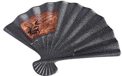 1 st sushitallrik keramik servering fat fruktfat japansk dekor japansk stil sushitallrik japanska sushitallrikar dekorativa sushitallrikar sektorformad sushitallrik sushitallrik/509 (färg: Svart (