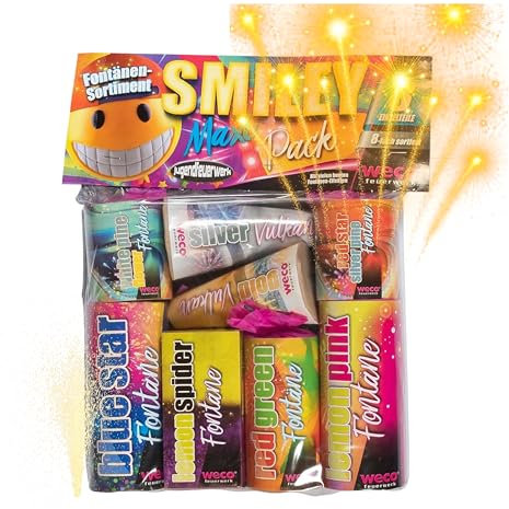 TK Gruppe Timo Klingler 3X XXL Set 8 Teile Smiley Set - für Partys & Silvester für Jugendlichen & Kinder 2024 (3X)