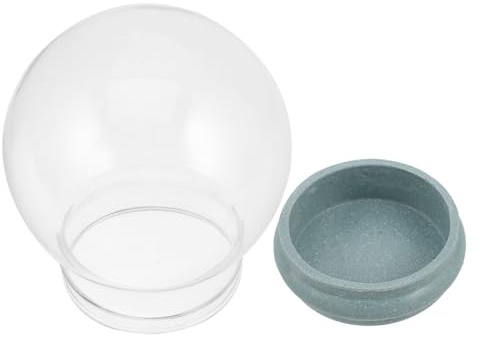 HAWILLOSCH Bola De Nieve Decorativa De Cristal Kit De DIY 3,14 Pulgadas para Manualidades y Hogar