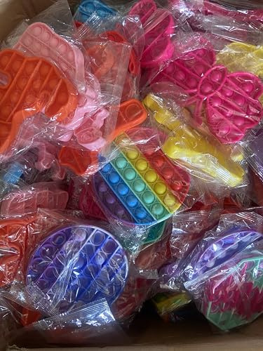 5 x FIDGET POPPERS COLORI E FORME ASSORTITI