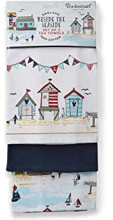 Cooksmart Beside The Seaside Pack of 3 Tea Towels