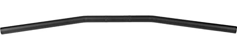 Motorrad Lenker, 7/8 Zoll 22 MM Schwarz Silber Motorrad Bend Lenker Drag Straight Bar(Schwarz)