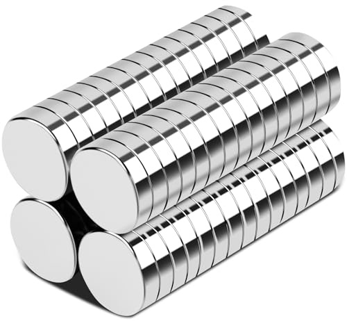 Aenienoe 60 Pièces Aimant Puissant 9x2mm Aimant Neodyme Mini Magnet Frigo Petit Aimant Rond