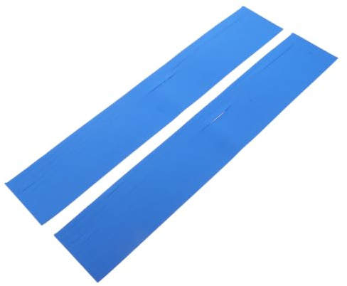 PERSELOSO Cinta Adhesiva para Borde de Raqueta de Tenis de Mesa Azul, 20 Unidades Borde Grueso de Esponja Que Absorbe Impactos, Fácil Instalación para Entrenamientos y Competiciones