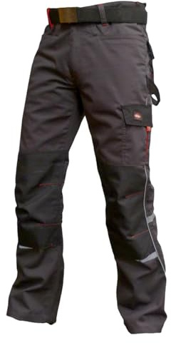 Lee Cooper Hommes Vêtements multi poches cargo travail de sécurité PANTALON, gris, taille 36 taille, Regular 31 Leg