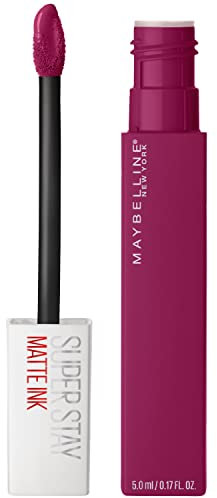 Maybelline SuperStay Matte Ink City Edition flüssiger Lippenstift Make-up pigmentiert matt langanhaltend glatte matte Oberfläche Artist, 0.17 Fl Oz, 1 Stück