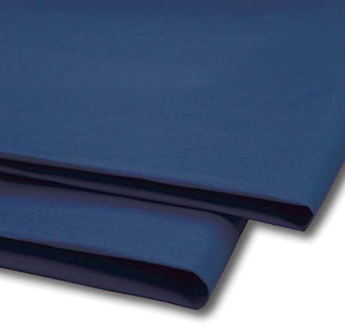 Sabco - Tissue Paper 100 Sheets, Gift Wrap, Mg and Acid Free, 20 X 30 Size, Wrapping Decorative Sketch and Cutting Paper for Art Craft & Packing. – Dark Blue