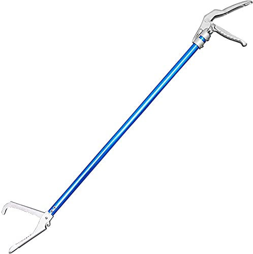 Ouronehome 47-inch Snake Tongs Snake Catcher Grabber Tool Aluminum Alloy Reptile Catching Professional Equipment