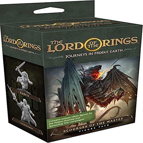 Asmodee Scourges of The Wastes Figure Pack: The Lord of The Rings: Journeys in Middle-Earth Board Game